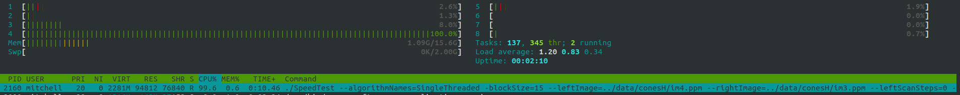 Htop_SingleThreaded